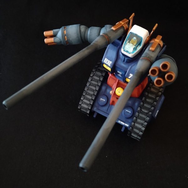 【筆塗り】HGUCエコプラ元祖ガンタンク