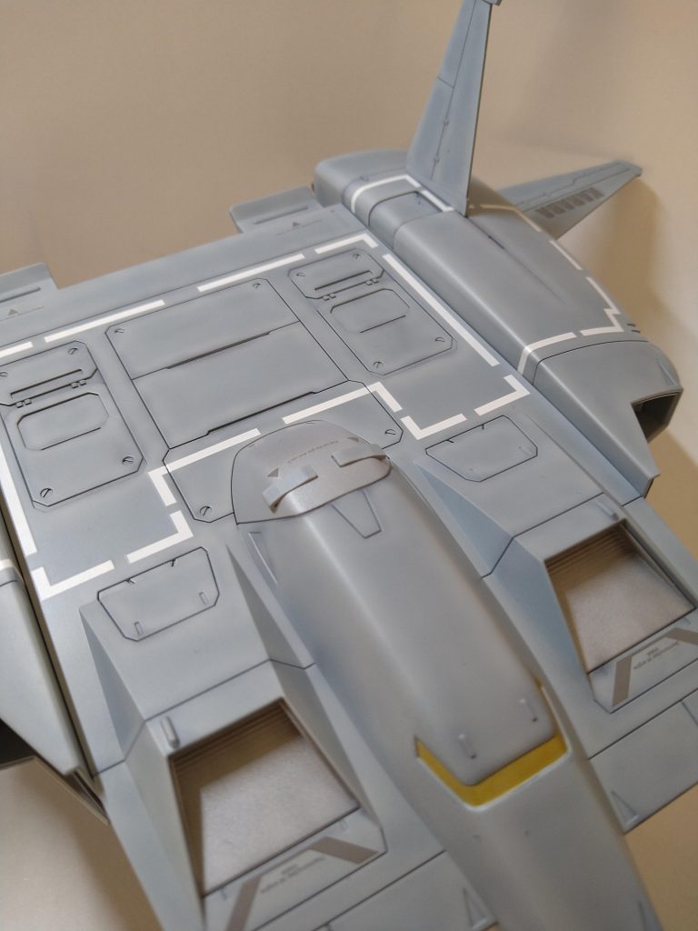 米制空迷彩色で塗ってみました。