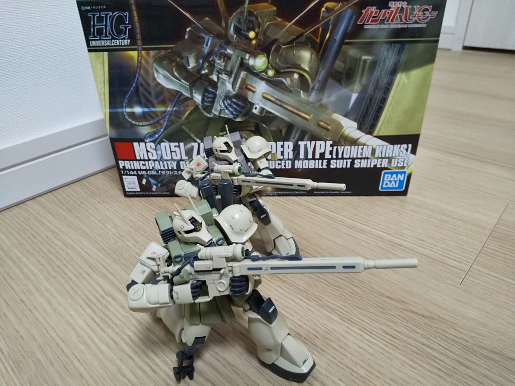 戦場の絆版、元祖ザクスナイパーと一緒に。