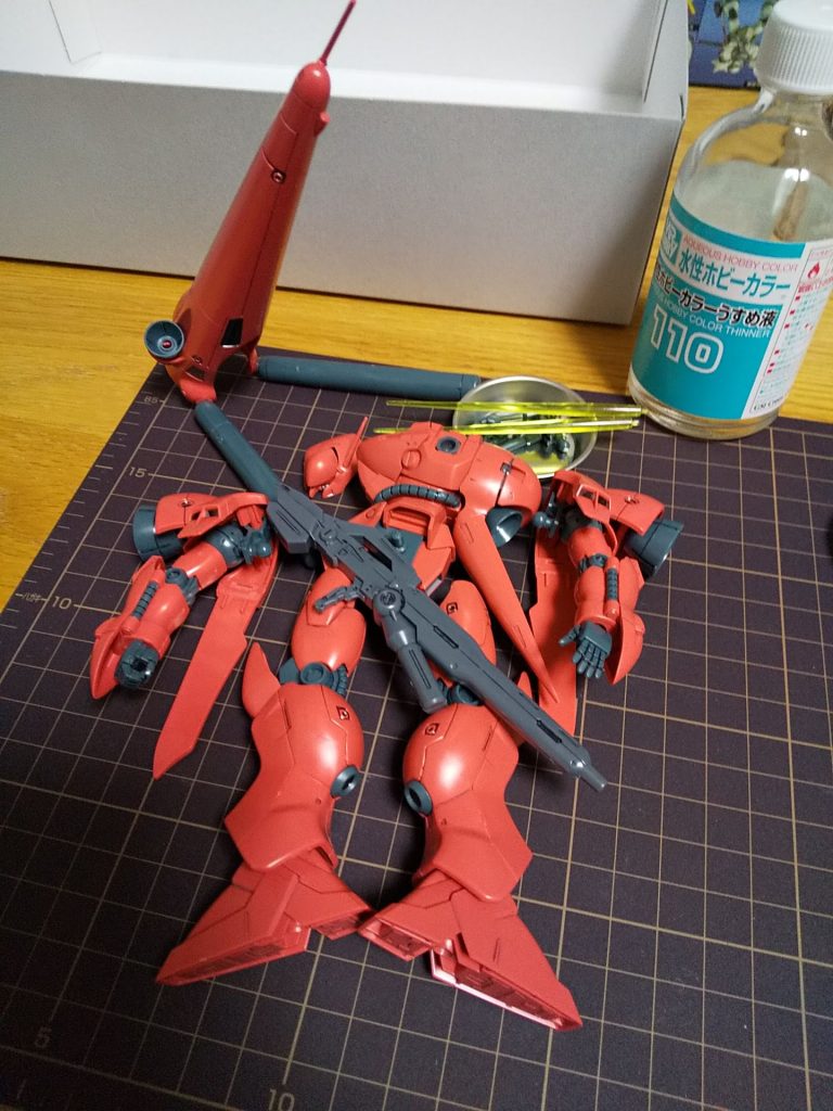 基本工作終了。デカール貼り待ち状態。