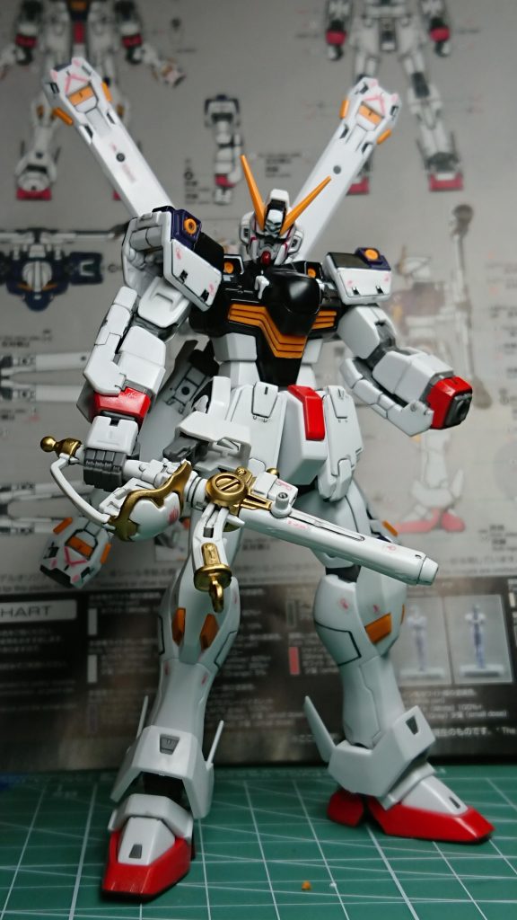 ザンバスターの金色部分塗装