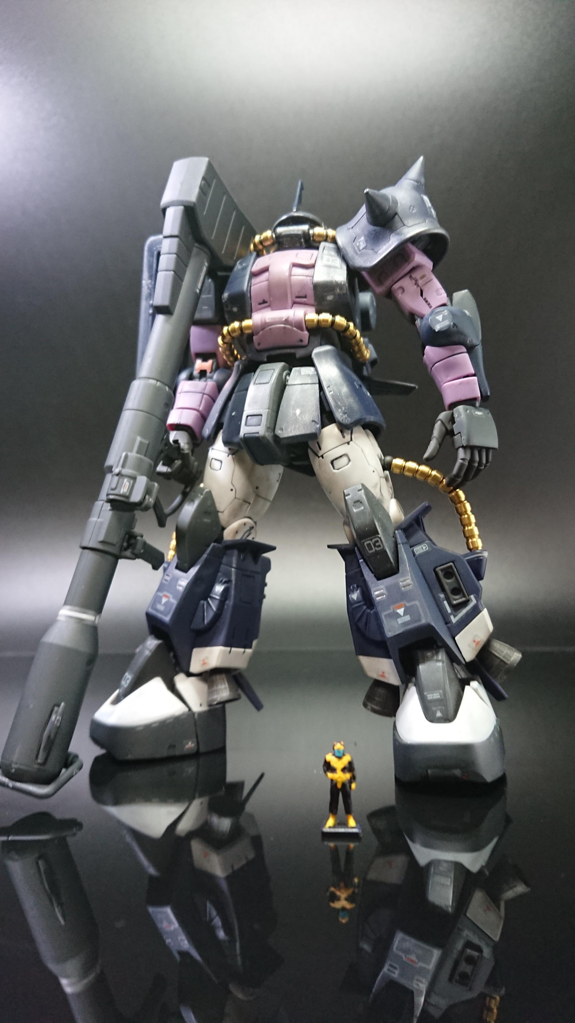 RG 黒い三連星専用ザクⅡ｜beginner_ghinaさんのガンプラ作品｜GUNSTA