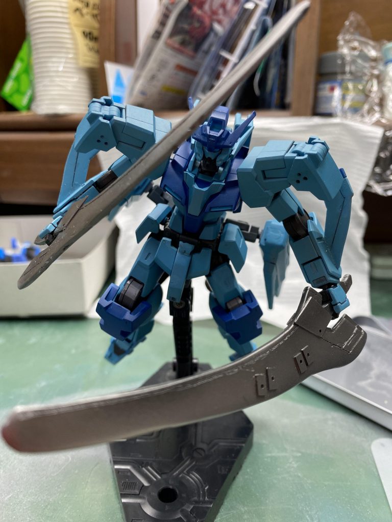 スジ彫も粗い、、、。表面処理、もっとしっかりしなければなりませんね。勉強勉強！