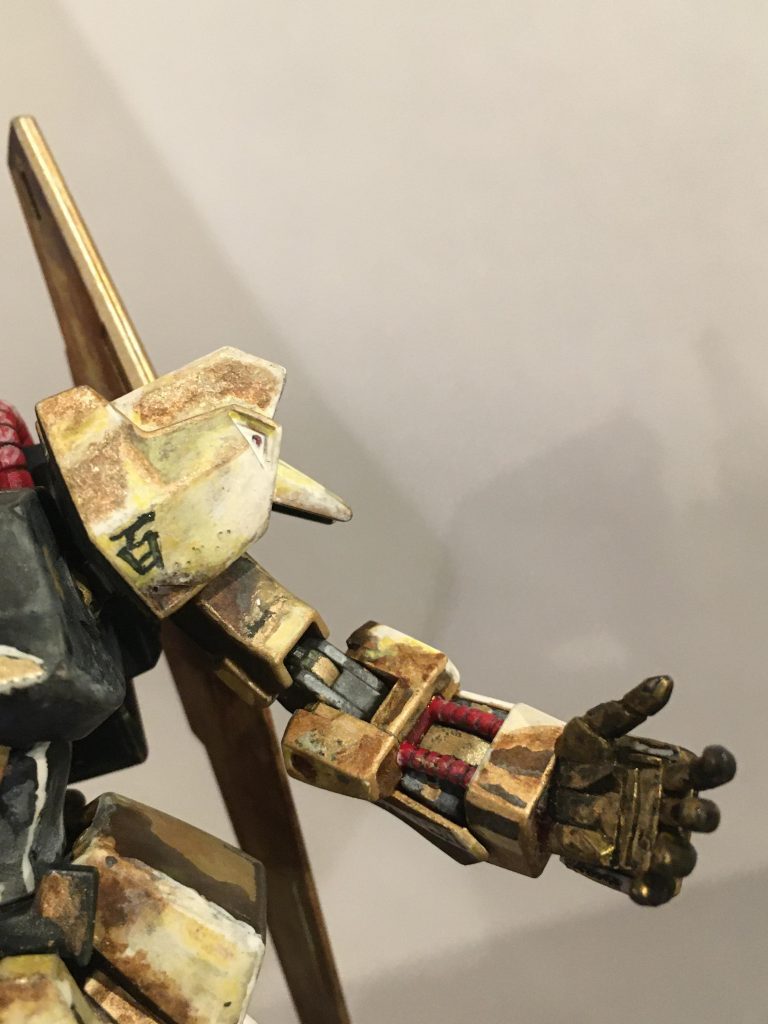 左腕の色の入れ方が自分では気に入っています。