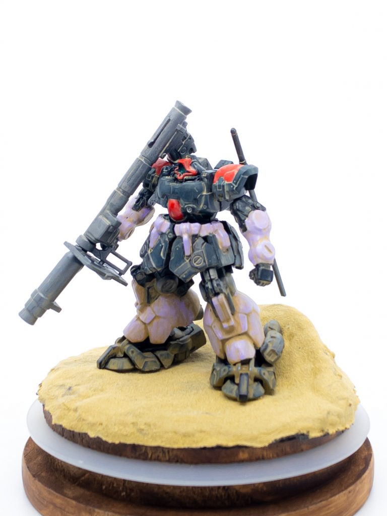 砂漠をイメージしたベースも用意。施したウェザリングに合うベースがあるとなかなかそれっぽくなります。