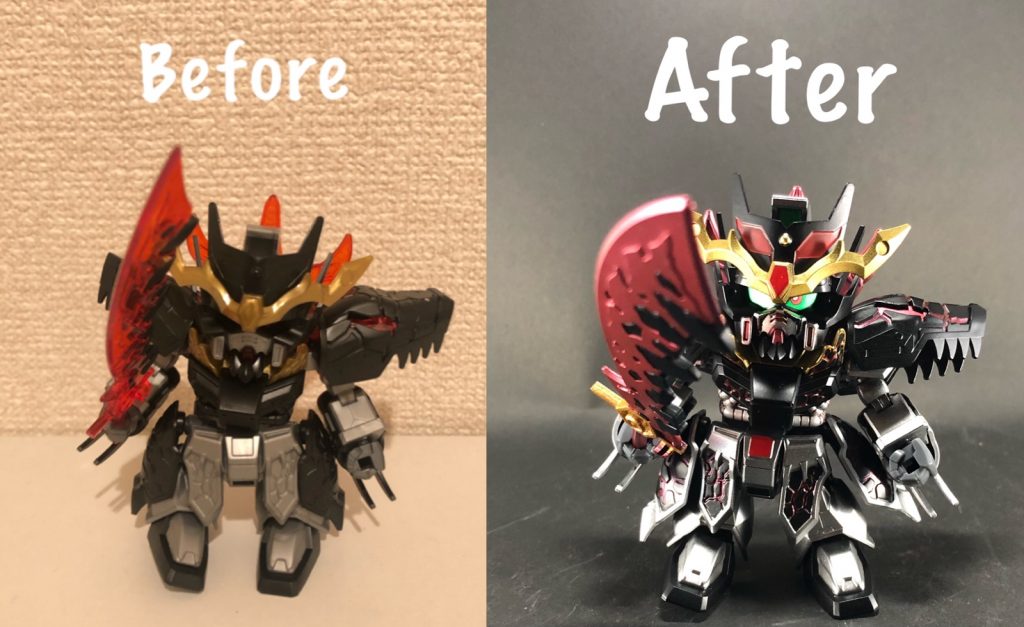 塗り分け箇所が多いので大変でした😥