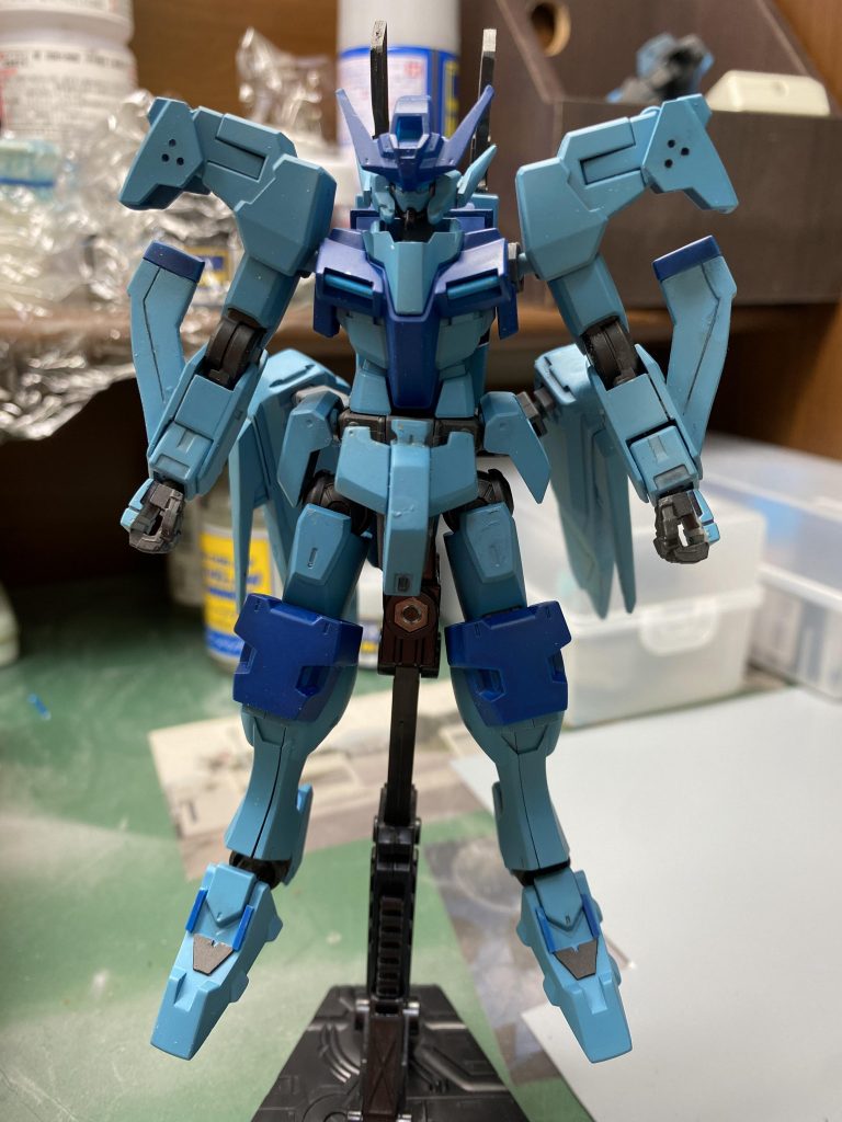 正面。顔はアスタロトにスタビライザーを貼りつけ。