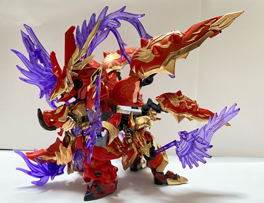 ナイチンゲールとして前後の長さを出したかっので、クシャトリヤ本体も合体させましたケンタウロスのような、闇皇帝のような、