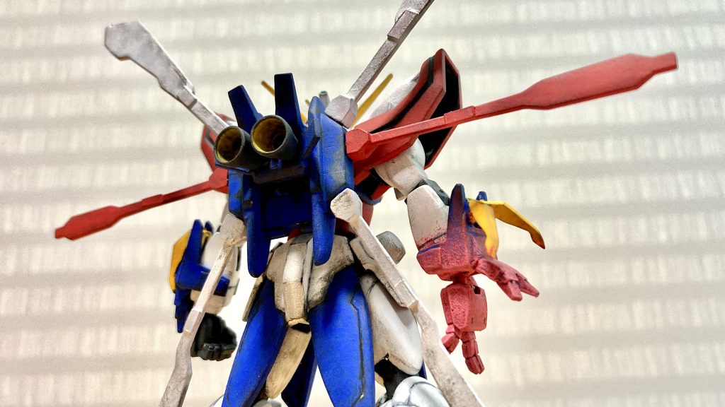 バックパックスラスターを市販品に交換エネルギーフィンを延長