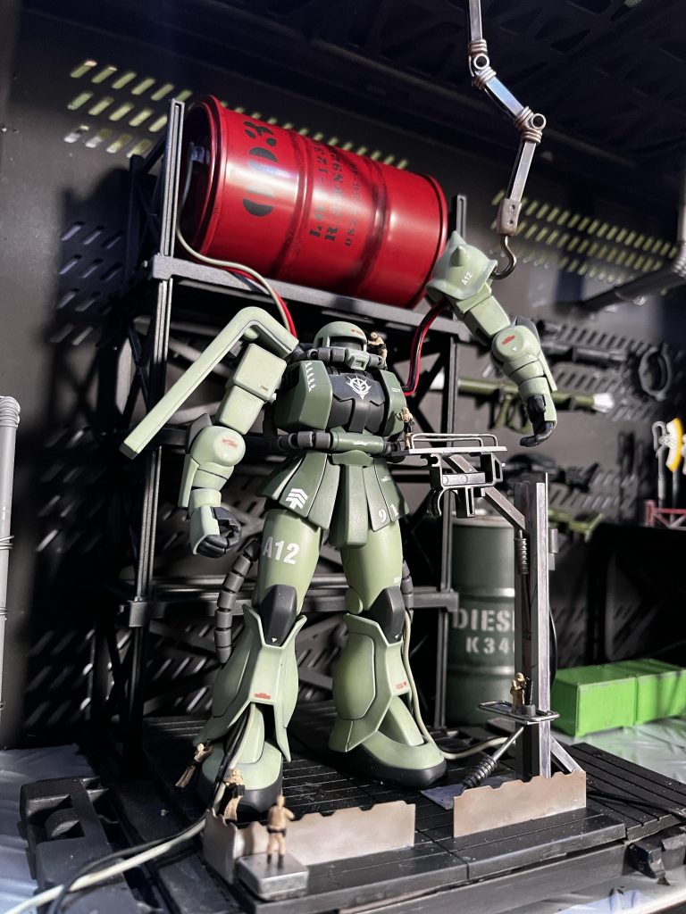 彩色済みの整備員を見つけたので設置。