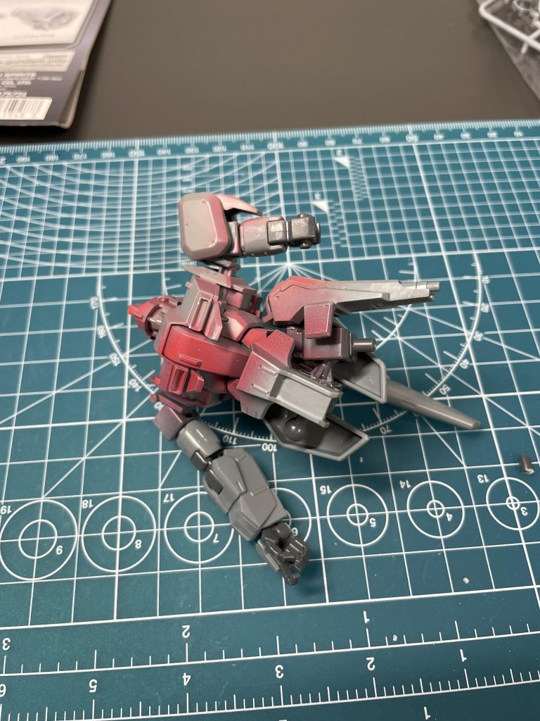 発見時です。なんだかキュベレイにやられた百式みたいになってます。