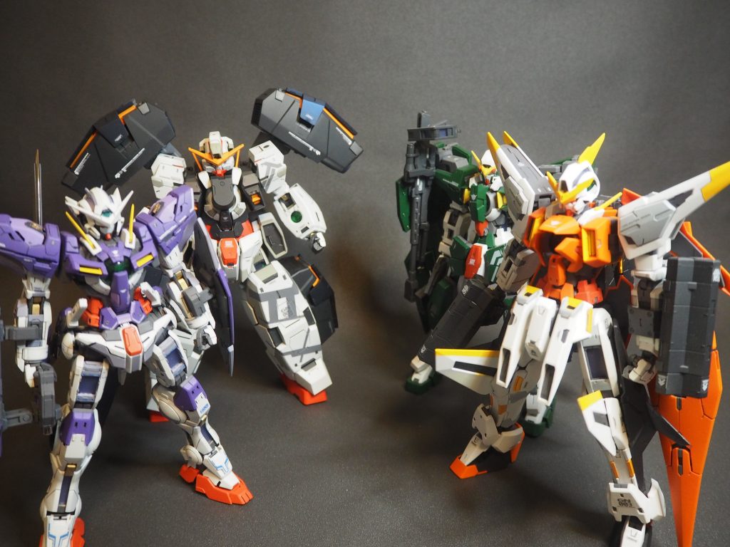 とうとう四機揃いました♫2期も四機MGで揃えたいですね❤️