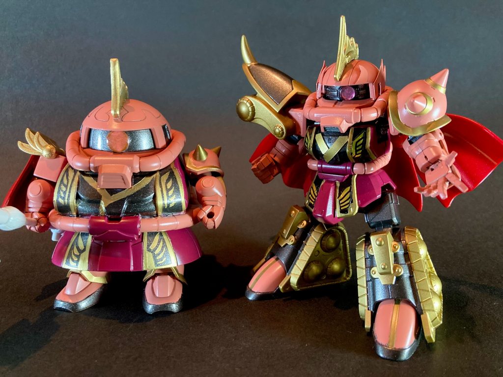以前製作した別の司馬炎ザクⅡとツーショトhttps://gumpla.jp/sd/466006