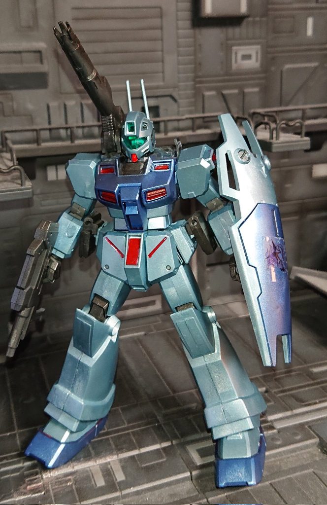 再販で入手した宇宙用ジムコマンドをキャノン化 