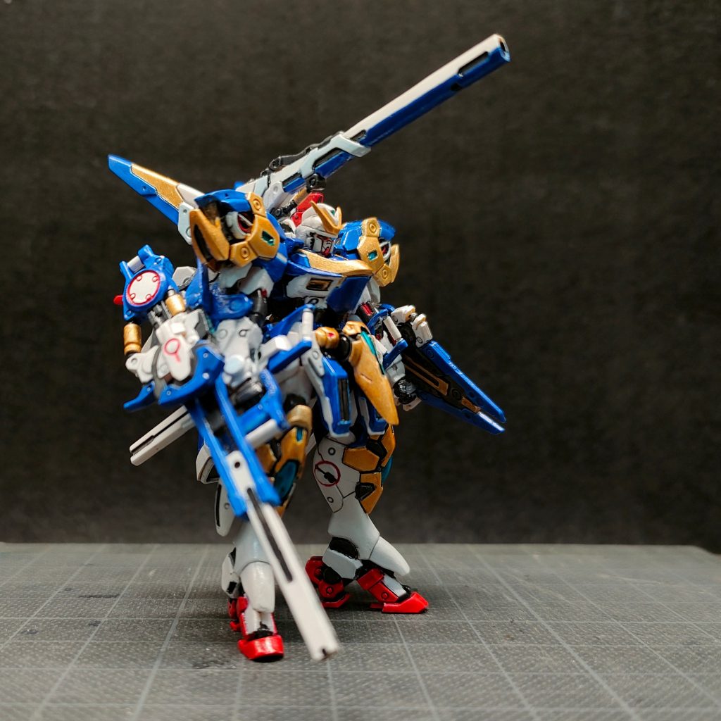 せっかくのハイディテールキットなので、頑張って塗り分けました。