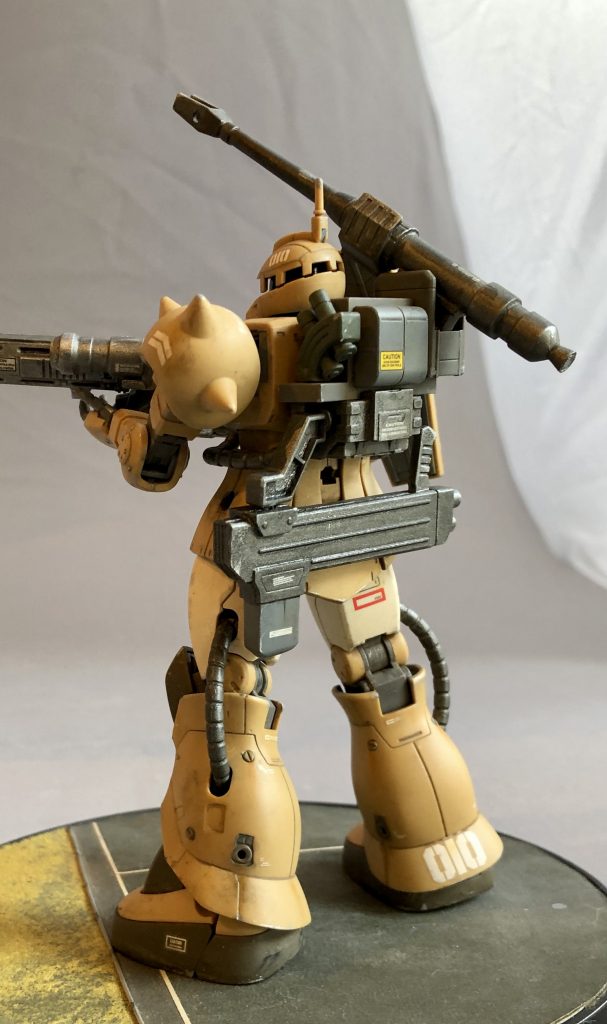 ビックガンは、取り回しを考えてシングル仕様です。