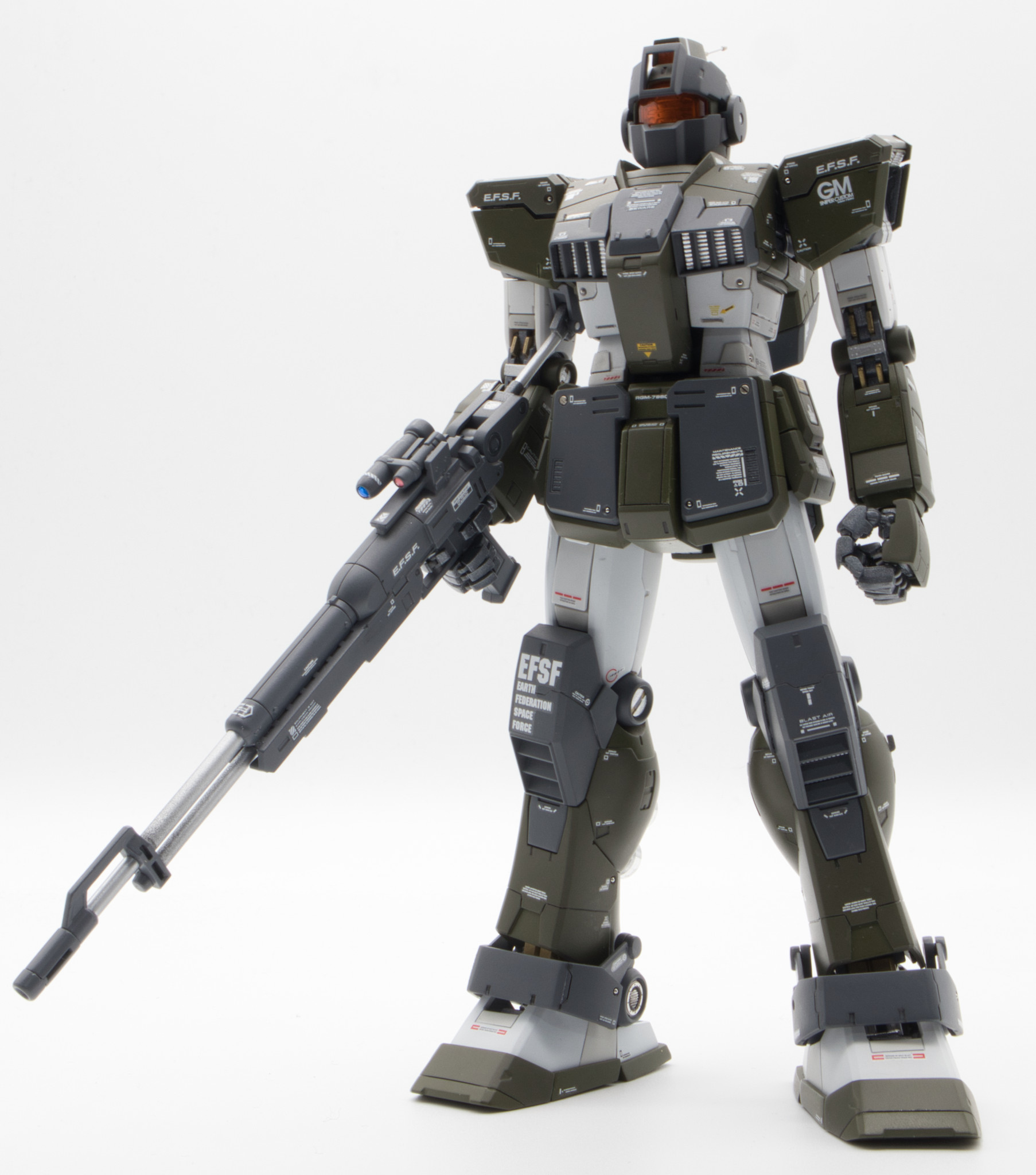 ガンダム ガンプラ MGジムスナイパーカスタムⅡ改修塗装完成品 