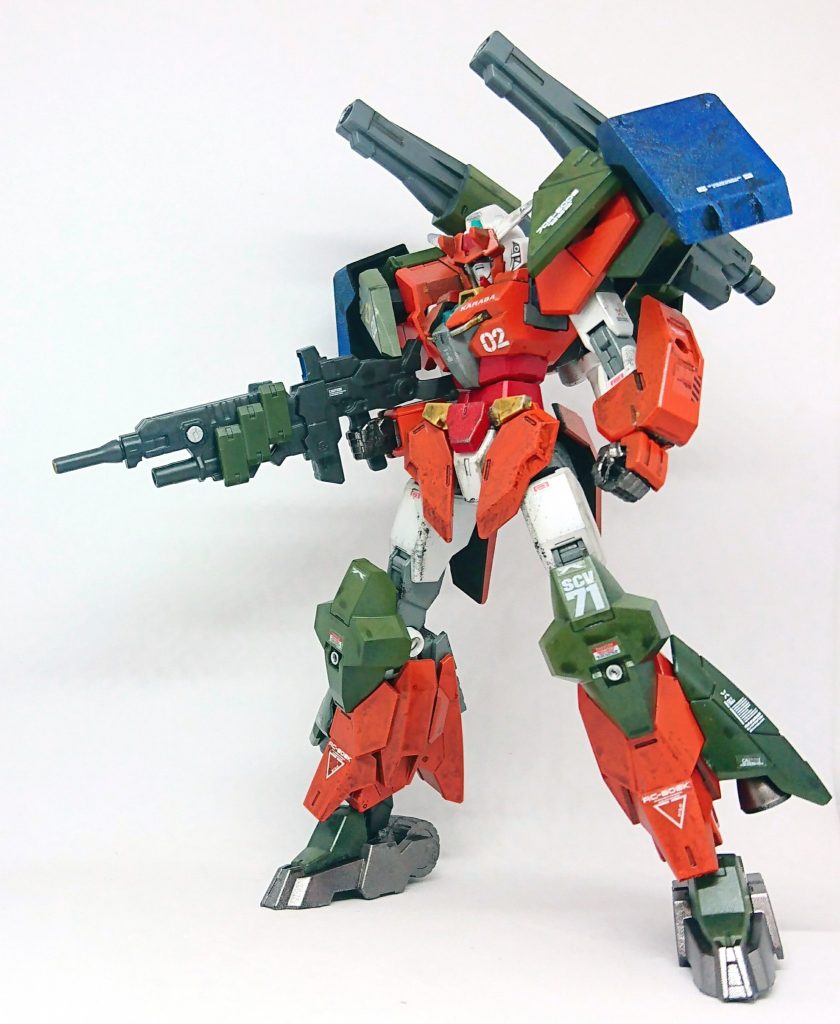HGBD:R 1/144 アースリィガンダム砲撃戦仕様–2枚目/制作者：@sengoku_k1