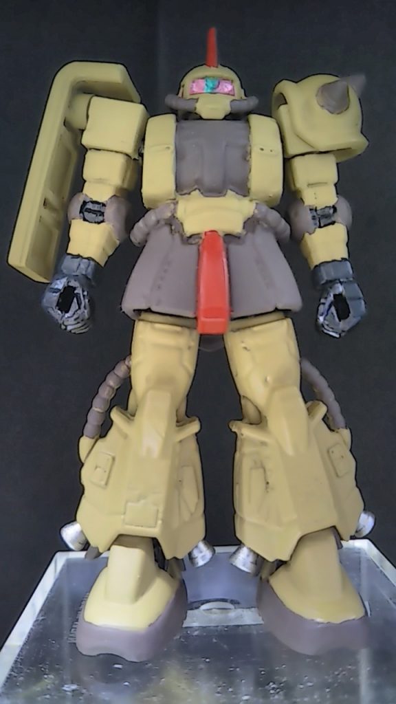 【デスアーミー】カラーをイメージしました😅😅😅 個性的なガンダムが多くて、色々と悩みましたが…ザク的MSとして選びました😁