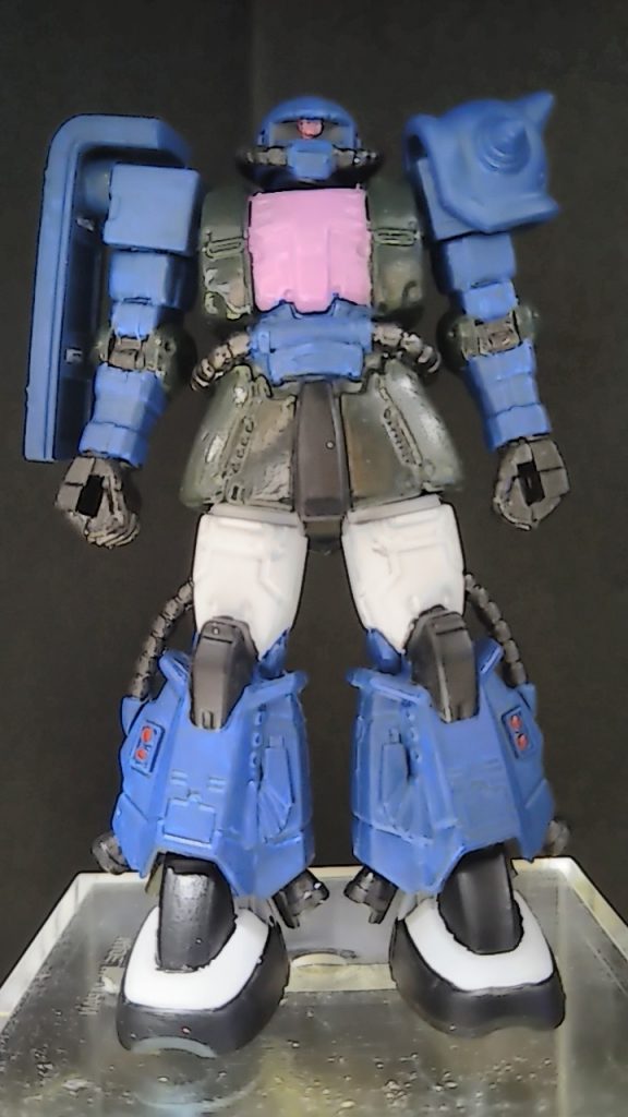 劇中には登場しませんが…〔アナベル・ガトー専用ザクⅡ〕カラーです😁😁😁　ジオンの残光と言えば…ガトーですよね😊