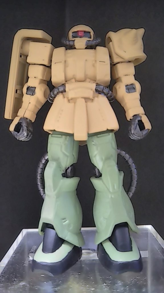 ザクⅡ　キンバライド基地配備機の中で印象深い1機のカラーリングをイメージしました😅😅😅