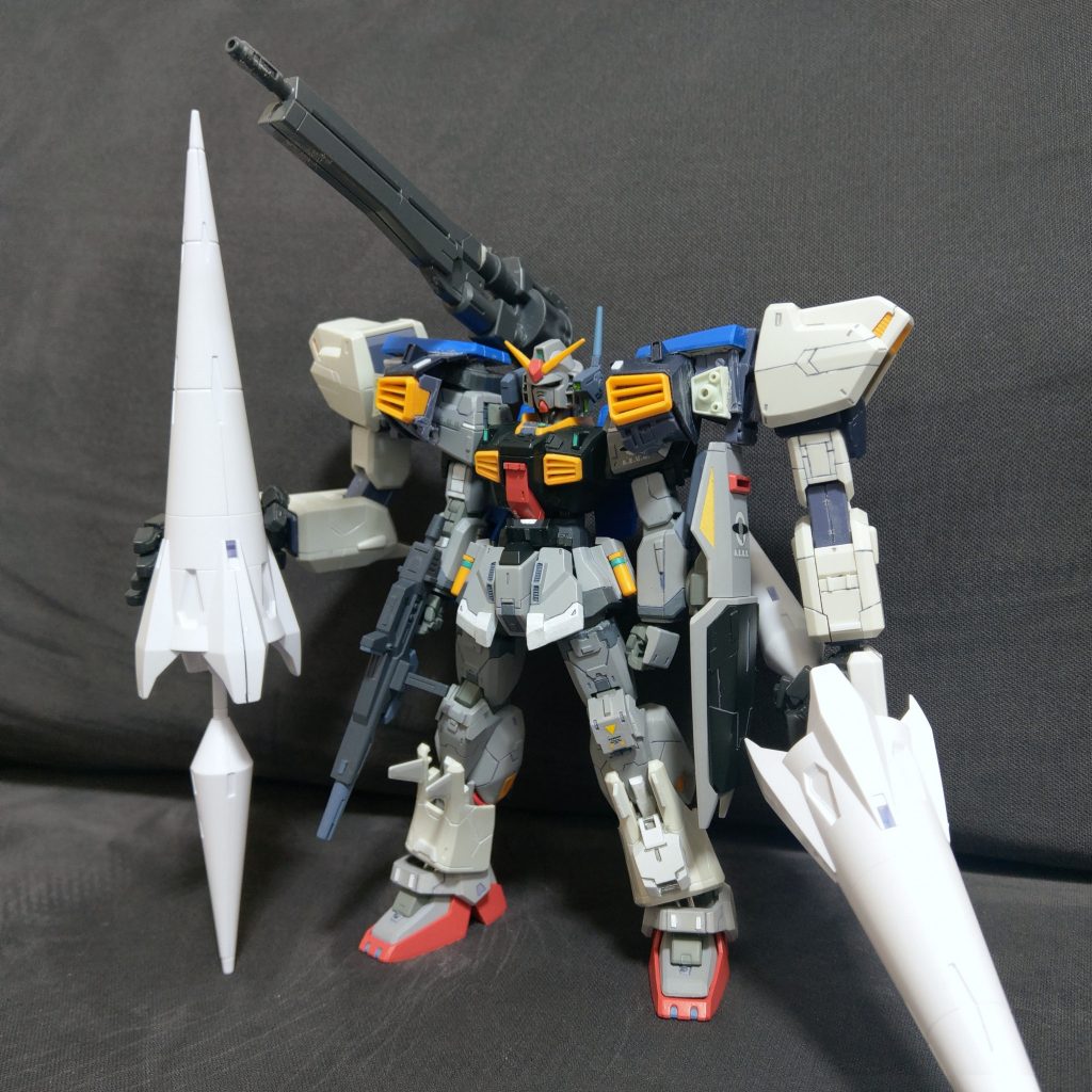 制作中カラーは悩んだ末、サイコガンダムマーク2をイメージ。