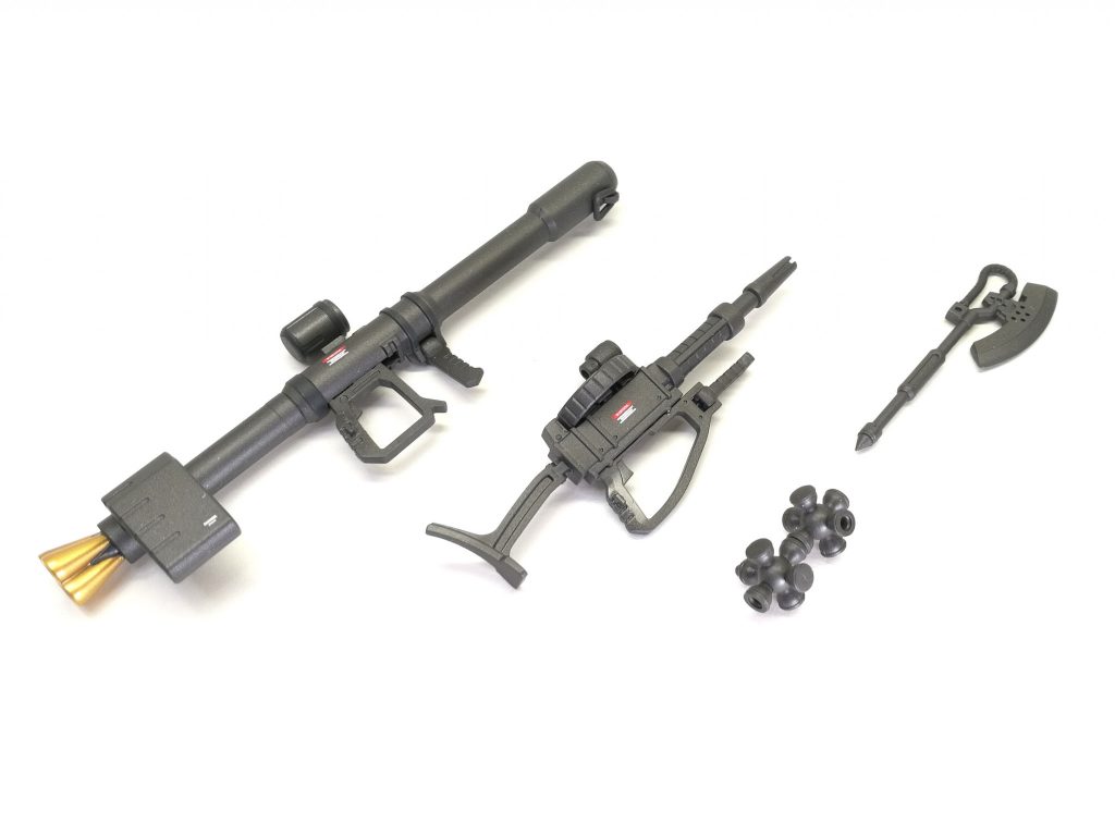 武器セットバズーカは一応塗り分けてます。