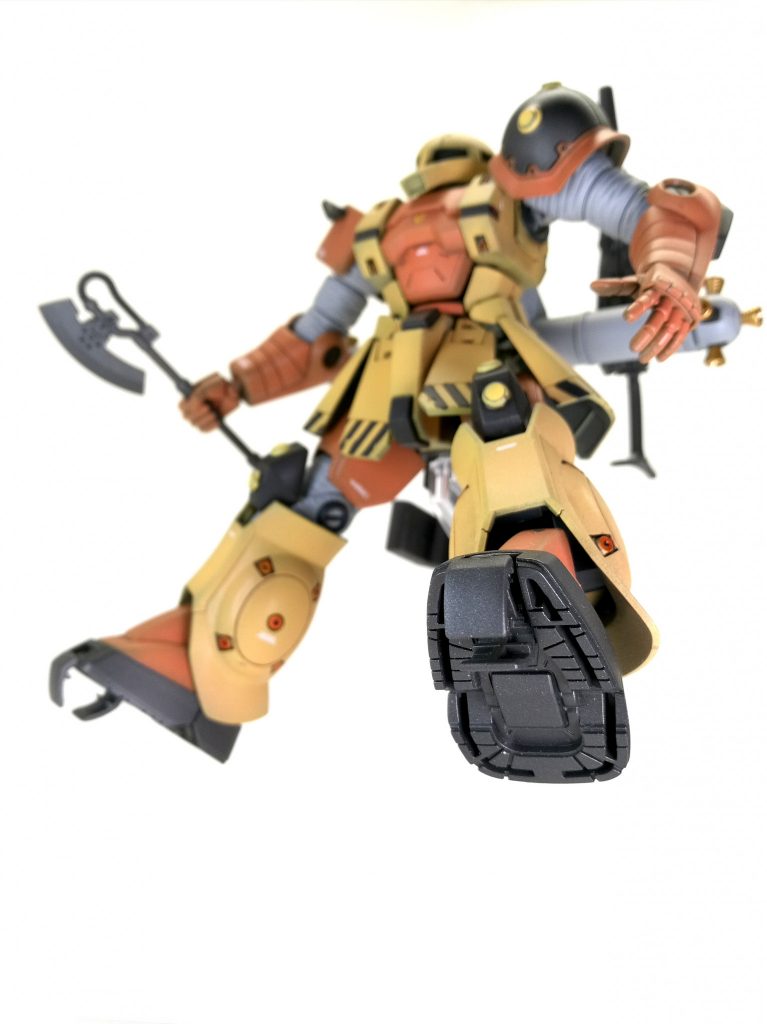 足の裏の爪を再現してるHGってなかなか無いよね。