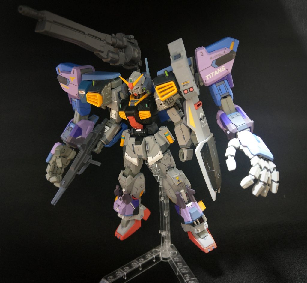 左腕だけ修理するつもりで立ち寄ったアーガマで装備したのはGディフェンサーではなかった‼️