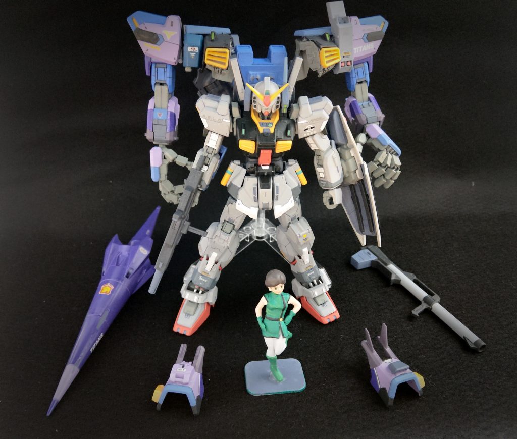 スーパーパーツはパージし、通常のガンダムmark2としても運用可能。