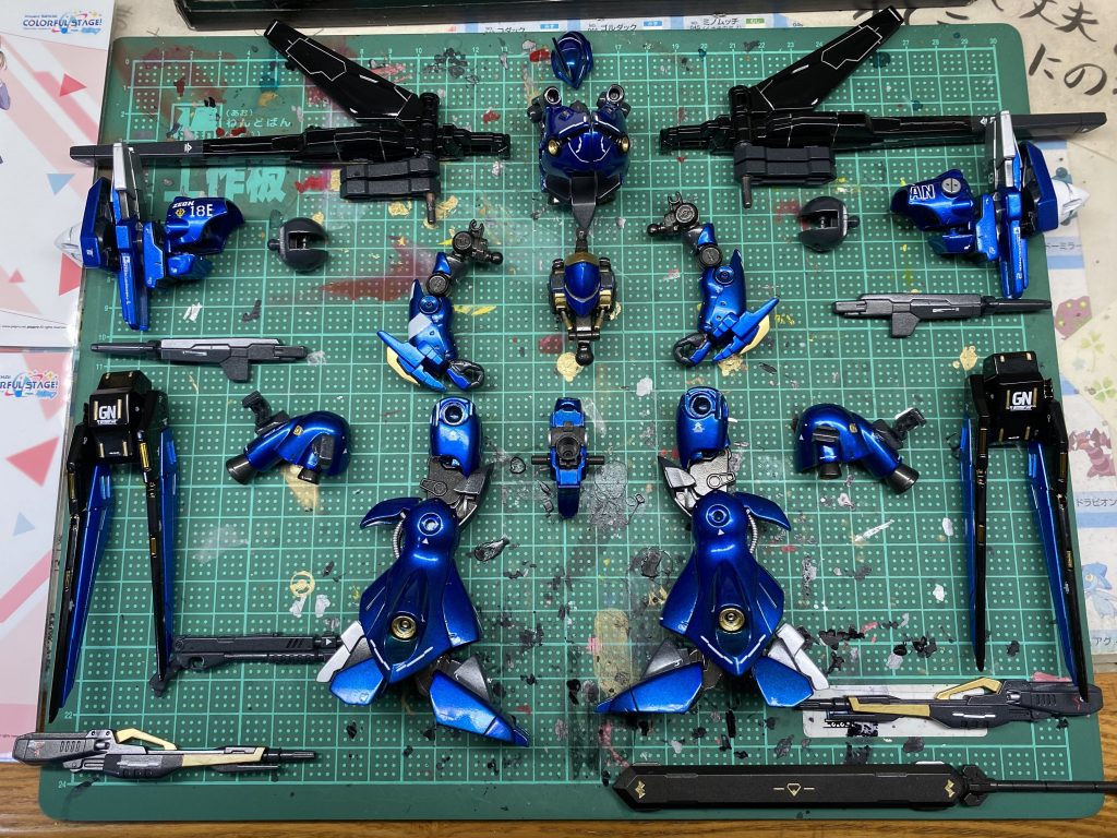 こちらは組み上げる前の儀式。