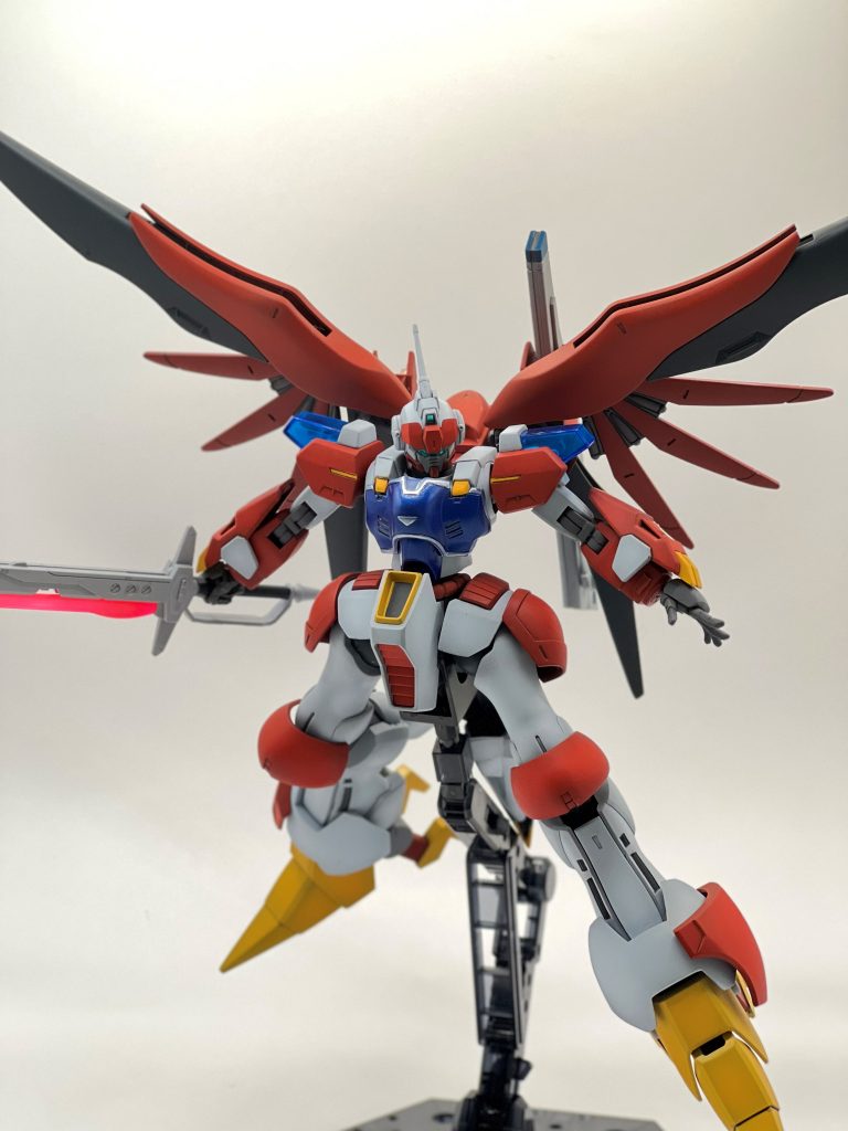 主な改修は各関節の調整とバックパック等をネオジム磁石での接続に。