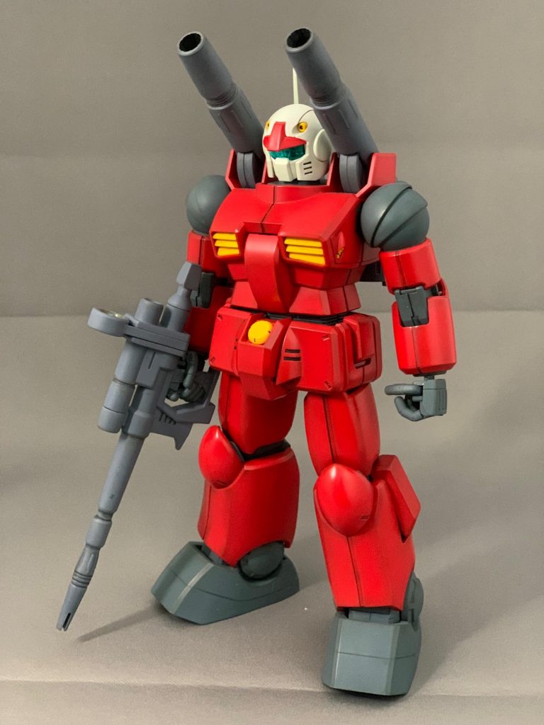 もう20年ほど前のキットですがいい出来ですよね！フレームは簡素的ですがくどすぎるよりは作り易くていいと思います。これも発売当時にパチ組みして放置していたものを塗装しました。