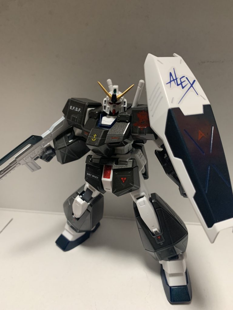 HGアムロ専用ガンダムNT-1アレックス–3枚目/制作者:素組マイスター【エアブラシデビュー★】