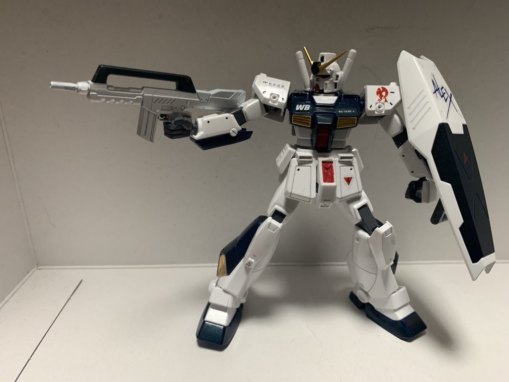 HGアムロ専用ガンダムNT-1アレックス–4枚目/制作者:素組マイスター【エアブラシデビュー★】