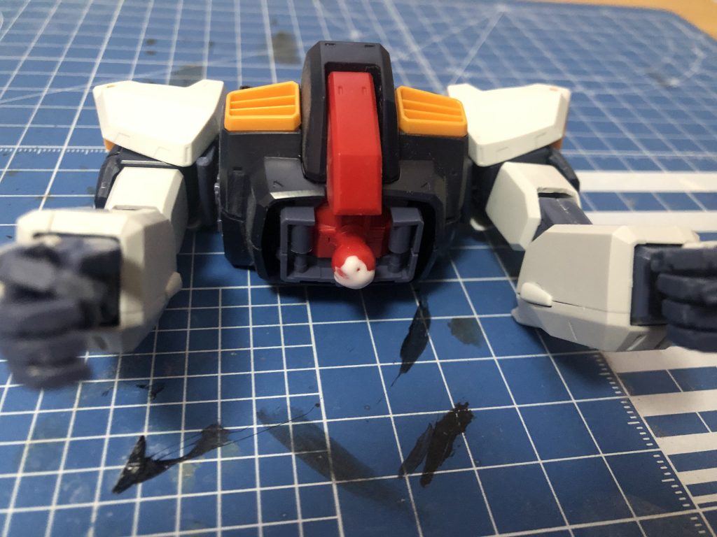 関節が緩く感じたので軸を太らせました。