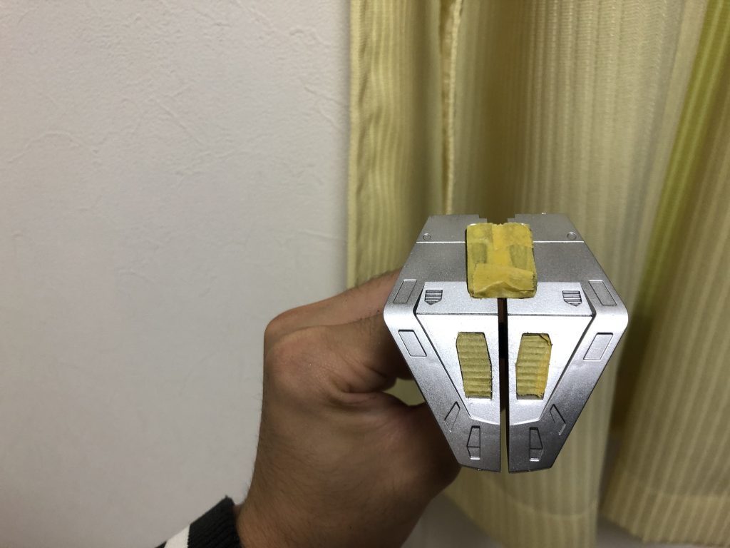 マスキングで塗分け