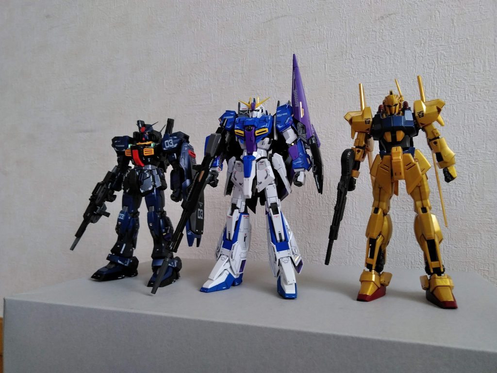 ZG登場のMS3機でパシャリ