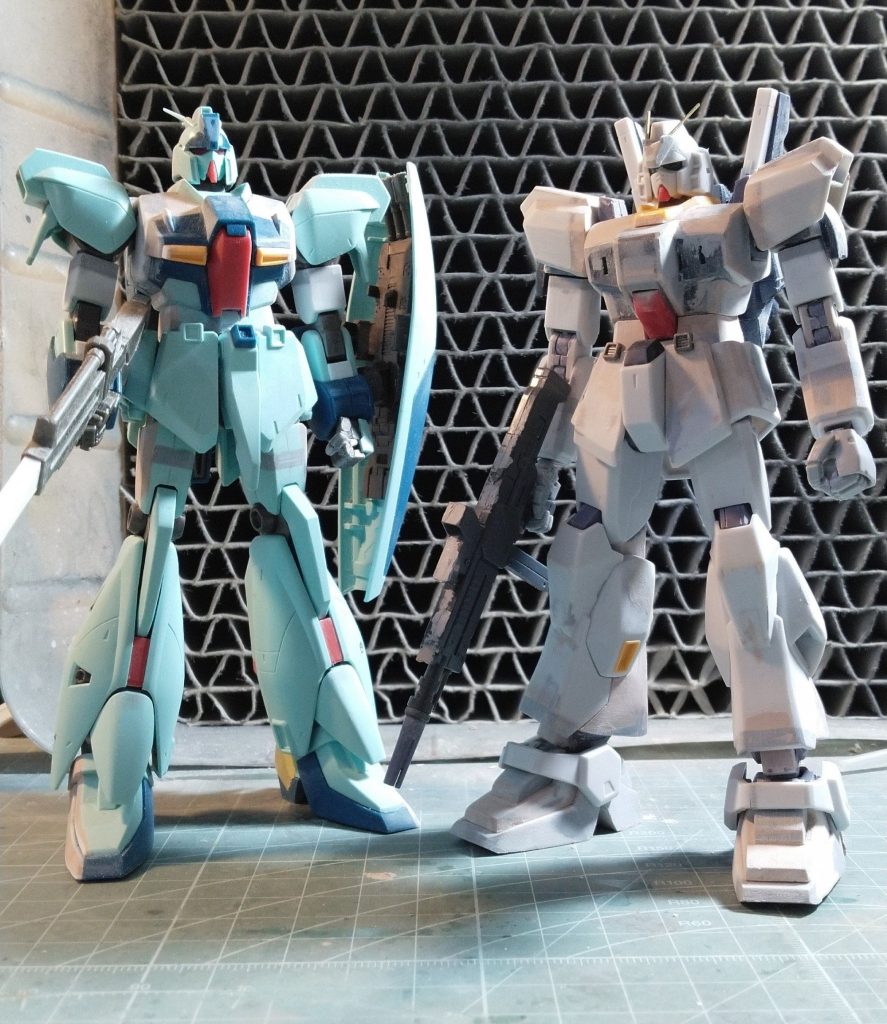 リファインとリガズィとの体格差を薄めるため、Mk2はほぼ全てのパーツに手を加えています。