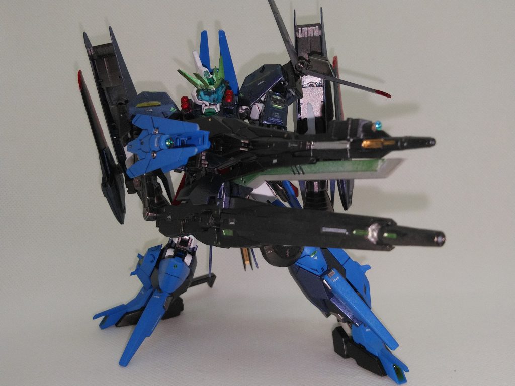 そして想定外な必殺技(笑)ビームシュートライフルU7+テルティウムライフルのドッキング❗