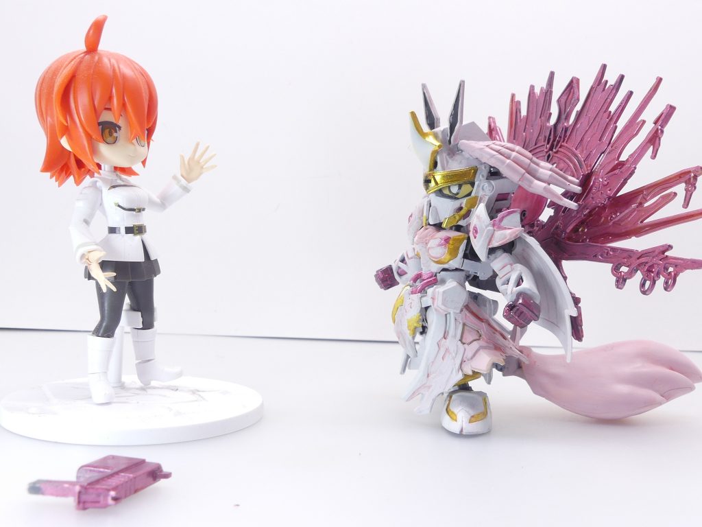 ぷちりっつのマスターと。ピンクピストルが置いてあるのはお察しください…