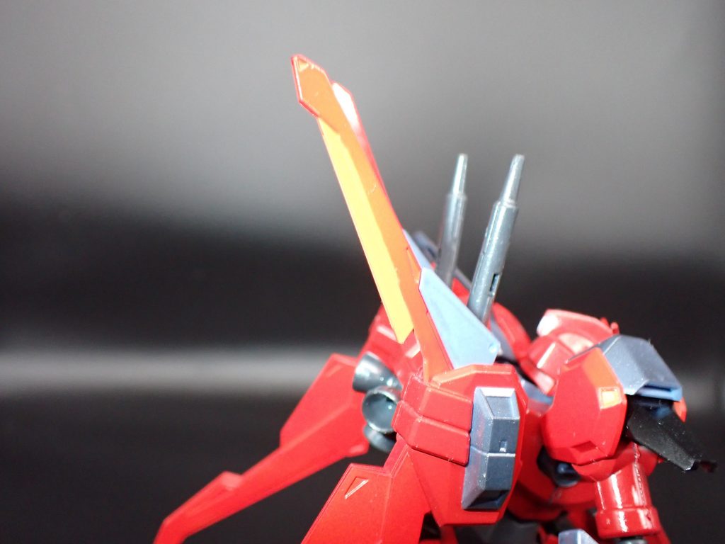 マスキングで塗分けしました。