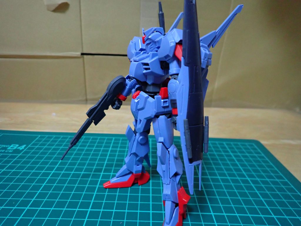 仮組、最新キットなのでスタイルは申し分ないですね。