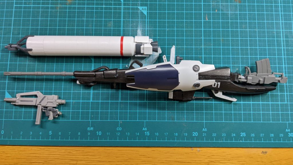 ハイパーメガカノン改はそもそも原型がバカデカいんですが、さらにサイズが大きくなり尋常じゃない大きさになってしまいました