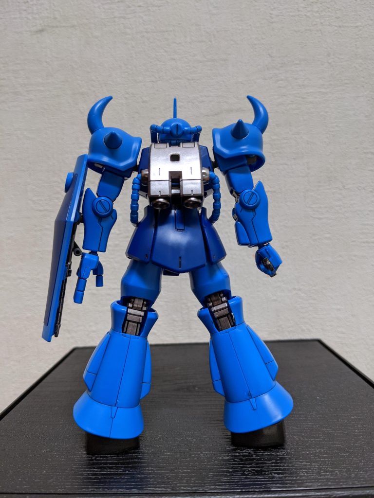 背面。ランドセルと関節塗ってスミ入れするだけで、全塗装したように見えないかな❓