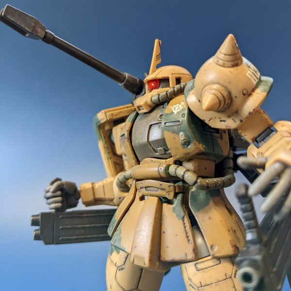 ザクハーフキャノン　部分塗装