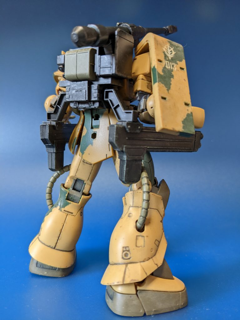 エアブラシで全体の砂汚れを表現してみました。