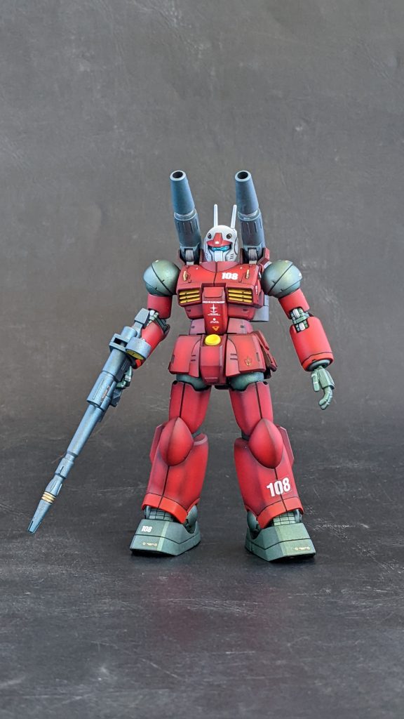 特に改修はしてませんが、スジボリとディテール追加　ガンダムデカール、キット付属のシールとガイアのコーションデカールのゴールドを使用