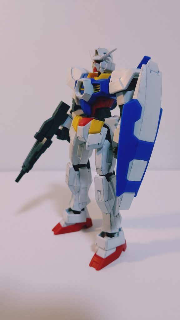 今回はスミ入れ+簡易ウェザリングでの仕上げになりました。原作デザインを残したいキットはこの仕上げに。特にシールドのラインが綺麗に仕上がったのでテンション爆上がりでした📷✨