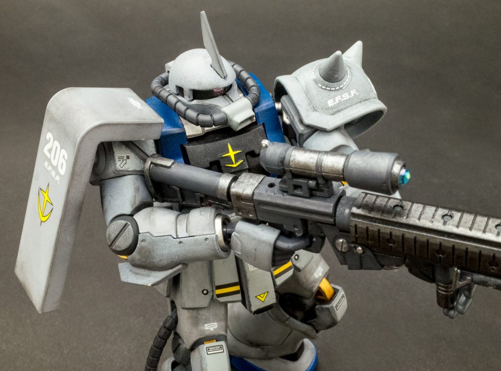 F2ザク連邦軍仕様–5枚目/制作者：がっしり工房